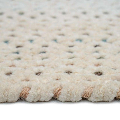 Dramatic Static Cyber White Rug – alternate view