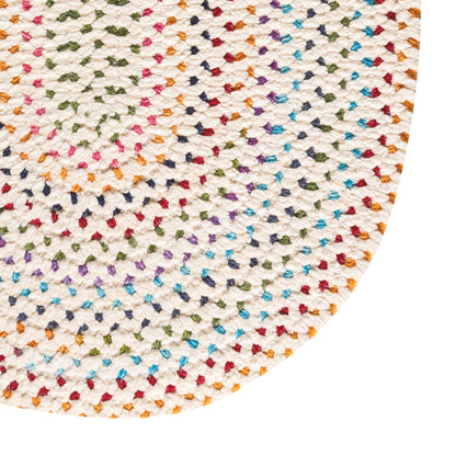 Dramatic Static Carnival Rug – pattern detail