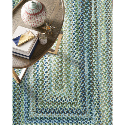 Homecoming Sky Blue Rug – close up