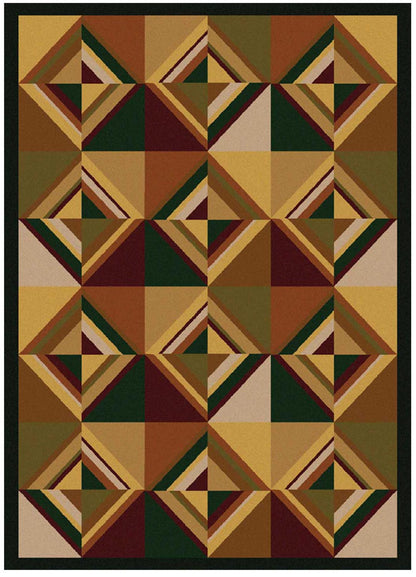 Folk Lore Rug – Multi – cabin lodge area rug
