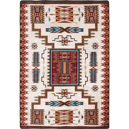 Storm Catcher Rug – Rust – cabin lodge area rug