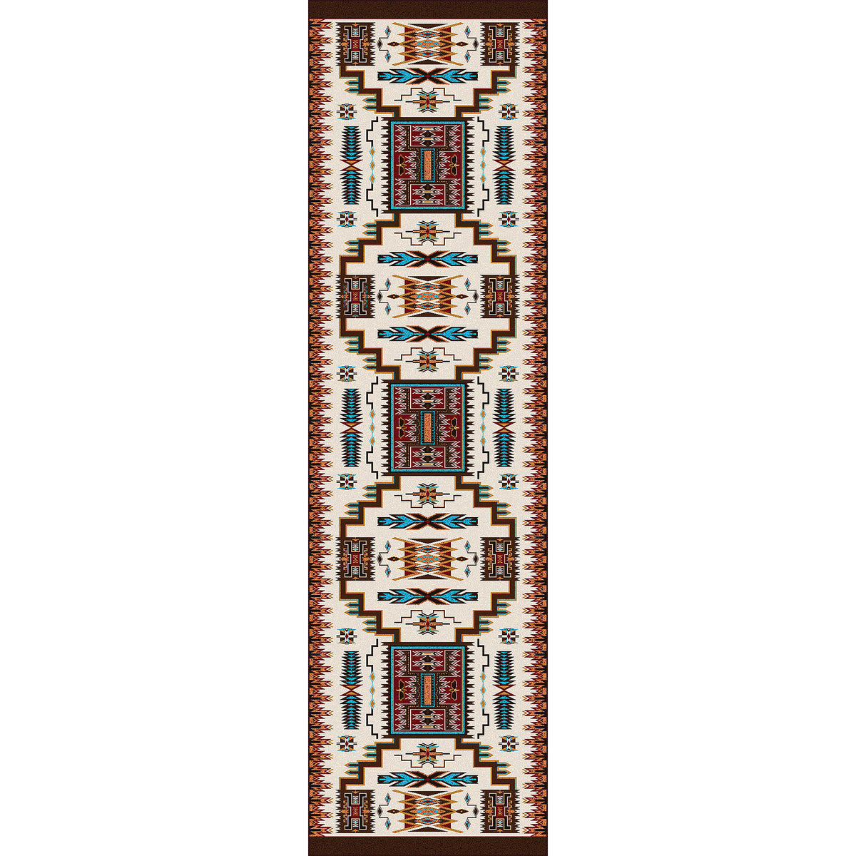 Storm Catcher Rug – Rust – close up