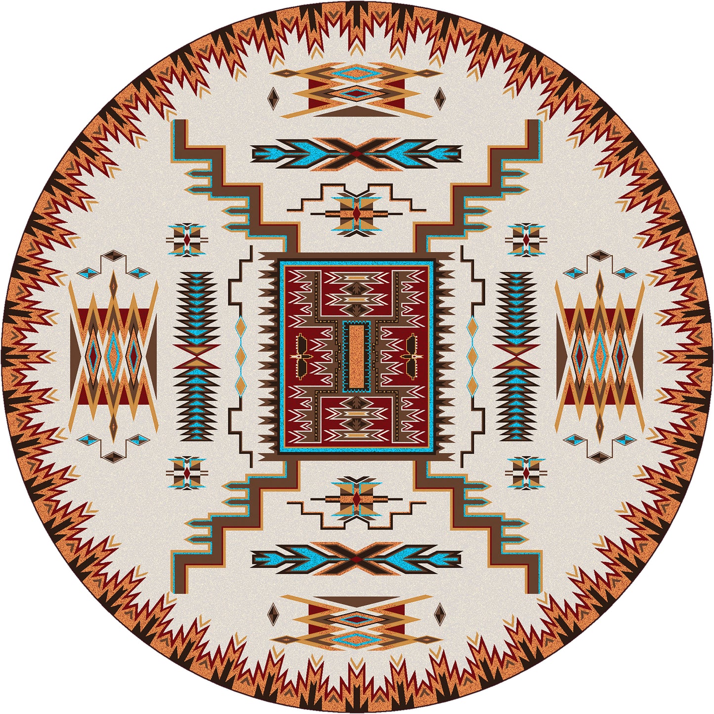 Storm Catcher Rug – Rust – lifestyle