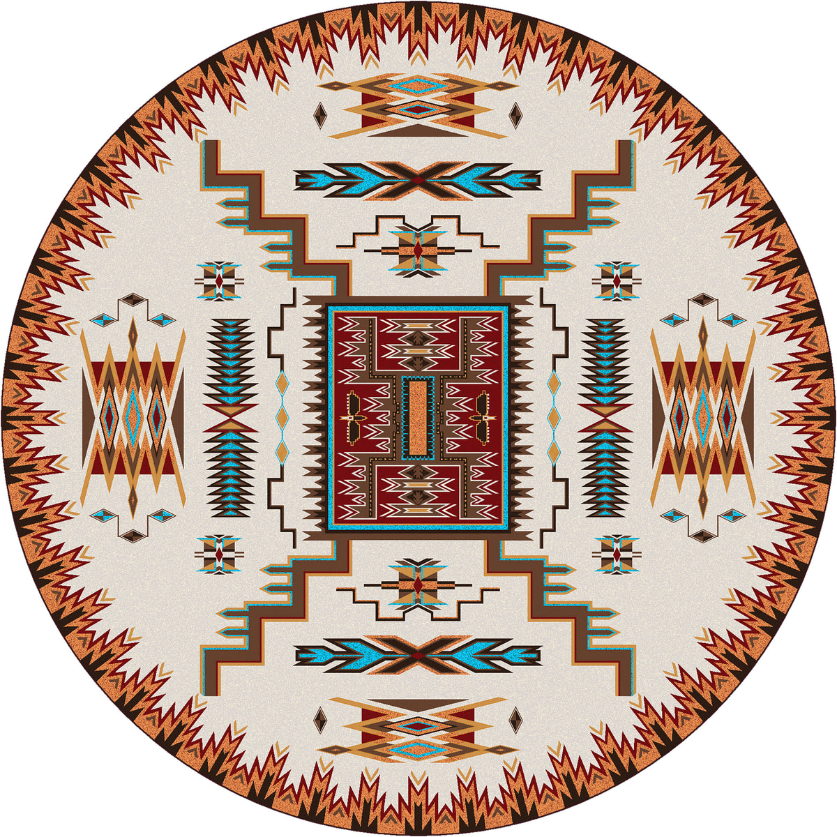 Storm Catcher Rug – Rust – lifestyle