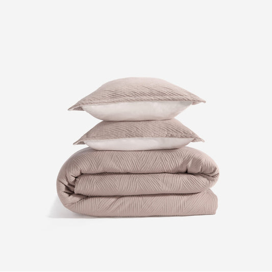 BEDGEAR Performance® Duvet & Sham Set - Arrowhead Taupe   King