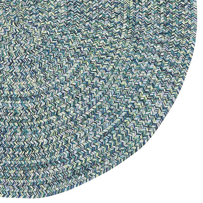 Sea Glass Ocean Blue Rug – detail view