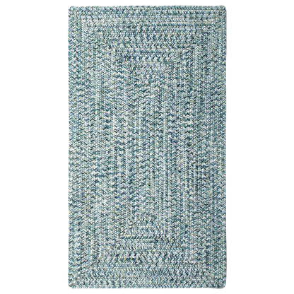 Sea Glass Ocean Blue Rug – room setting
