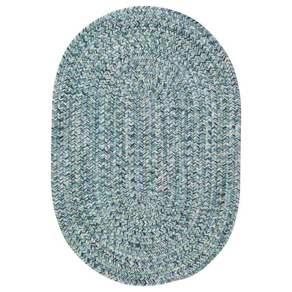 Sea Glass Ocean Blue Rug – pattern detail