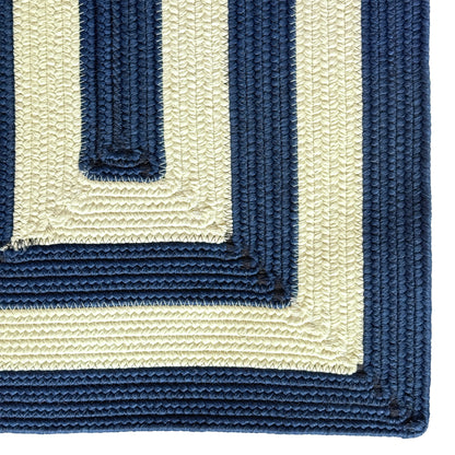 Timeless Navy Rug – close up