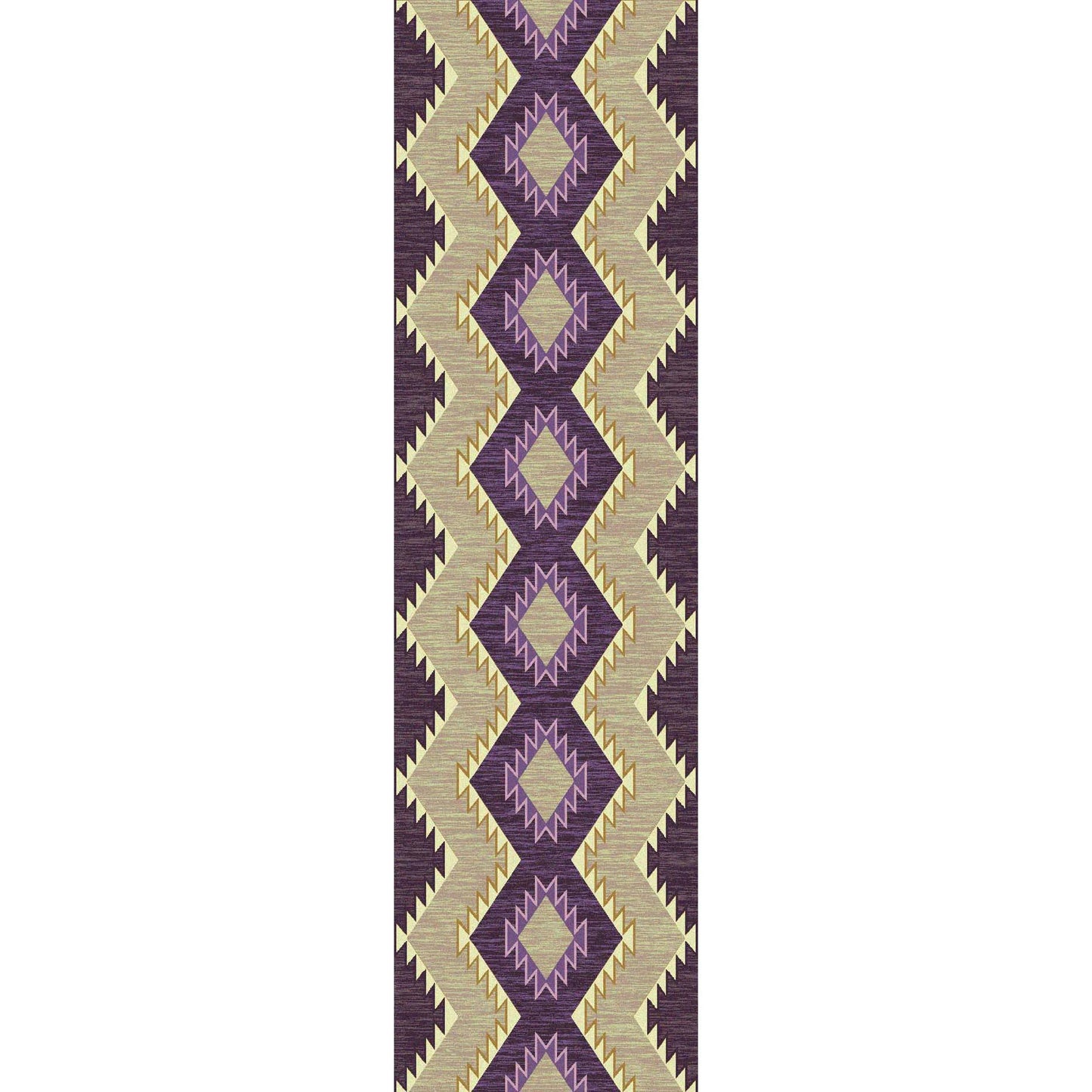 Plum Heritage Rug – Raspberry – detail view