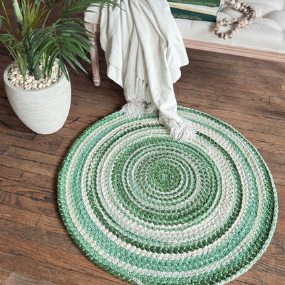 Crafted Meadow Rug – detail view