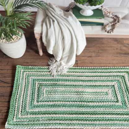 Crafted Meadow Rug – pattern detail