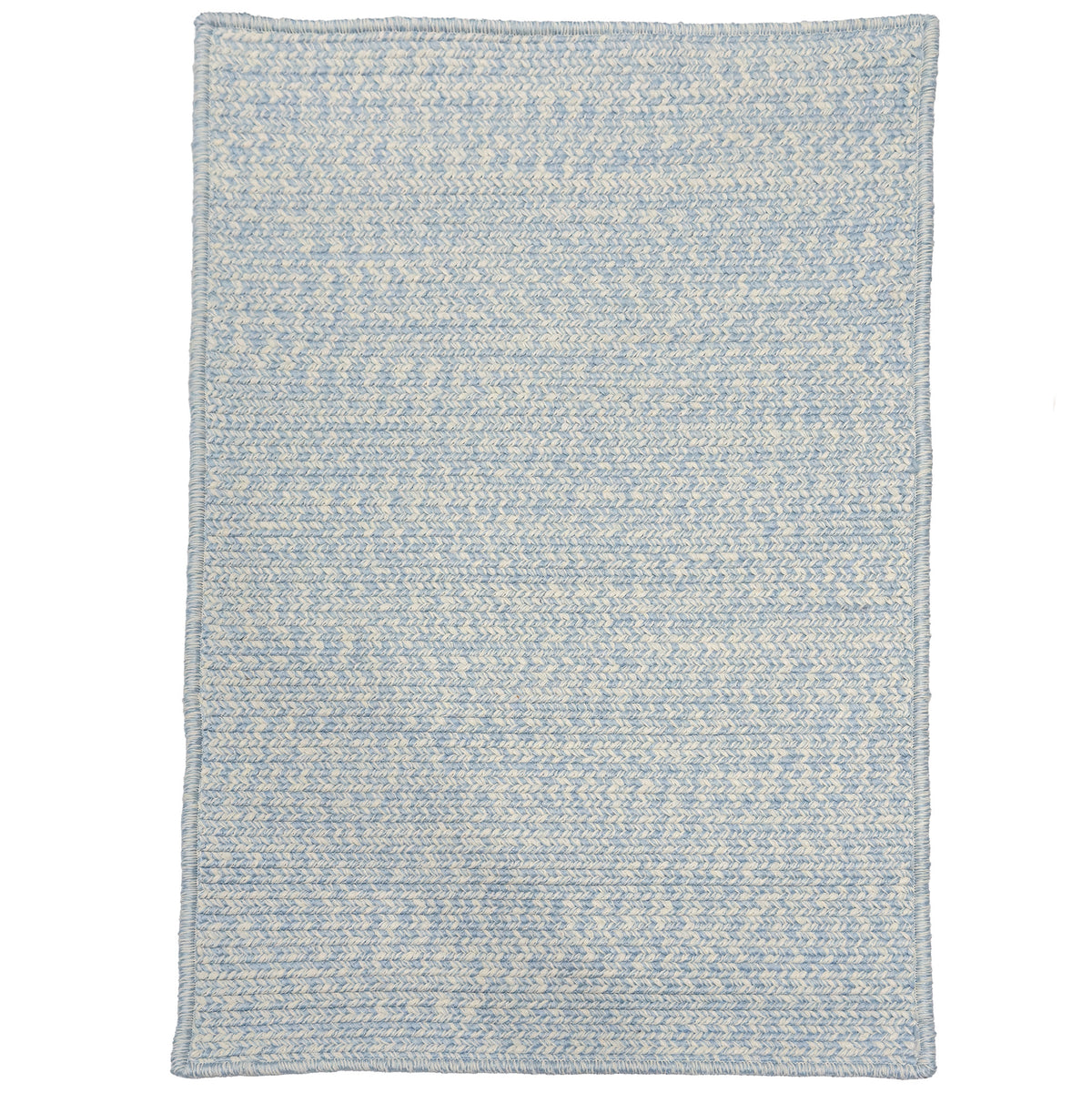 Nautical Tweed Rug - Lt. Blue