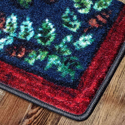 Cabin in the Pines Rug – Crackle – alternate view