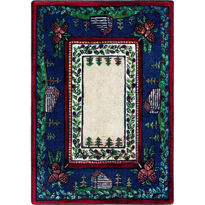 Cabin in the Pines Rug – Crackle – cabin lodge area rug
