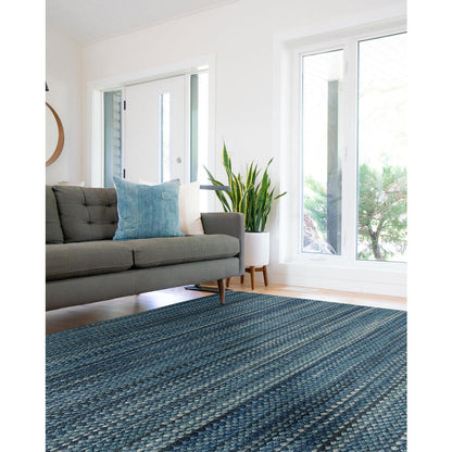 Worthington Lake Blue Rug – detail view