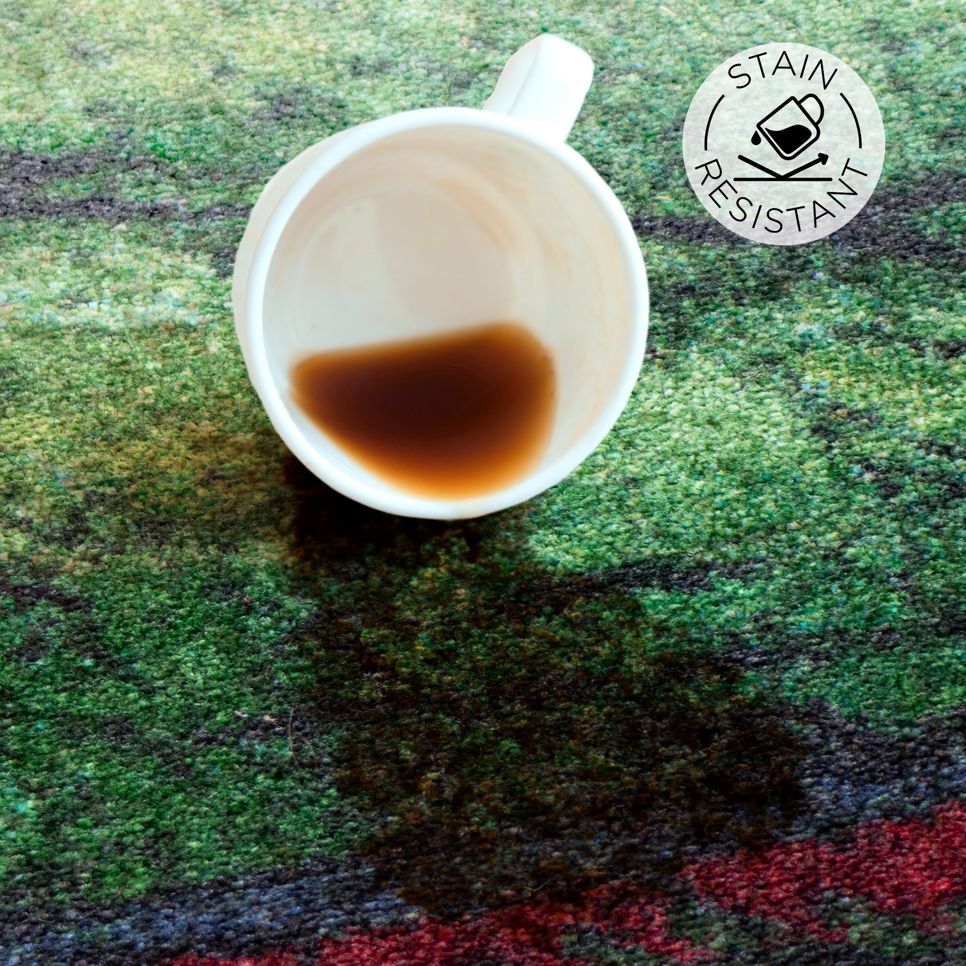 Black Bear Creek Rug – Crackle – close up