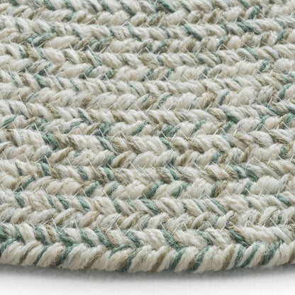 Stockton Light Green Rug – detail view