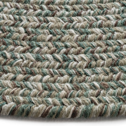 Stockton Medium Green Rug – detail view