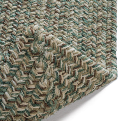 Stockton Medium Green Rug – close up