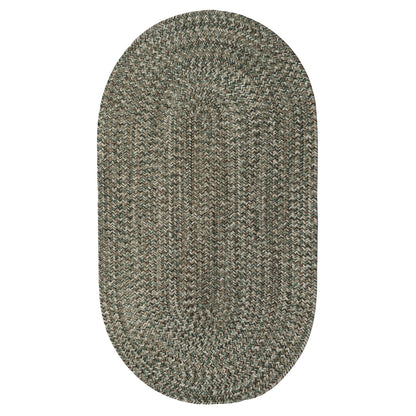 Stockton Medium Green Rug – pattern detail