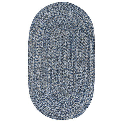 Stockton Medium Blue Rug – pattern detail