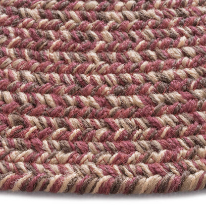 Stockton Dark Red Rug – detail view