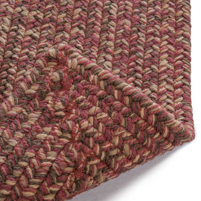 Stockton Dark Red Rug – close up