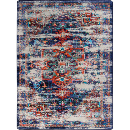 Persia Rug – Distressed Wildflower – cabin lodge area rug
