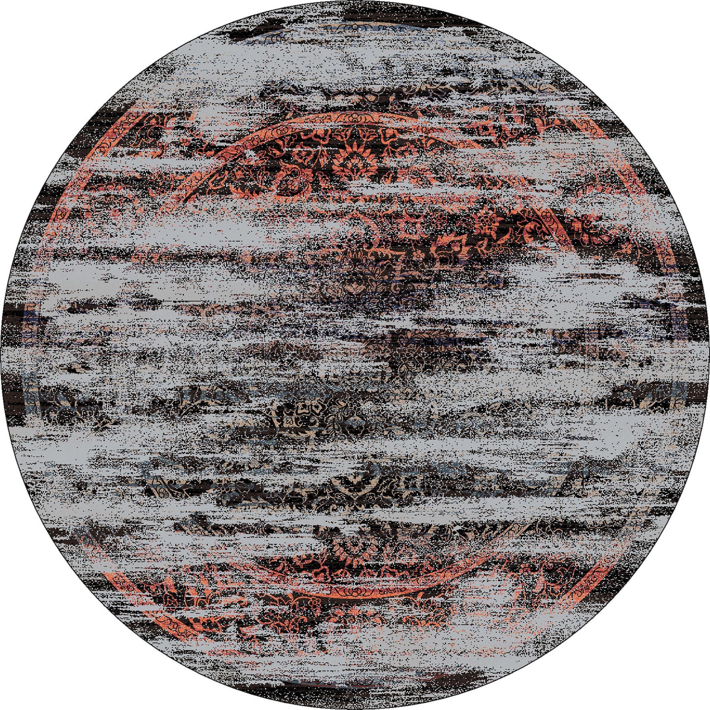 Montreal Rug – Distressed Elements – close up