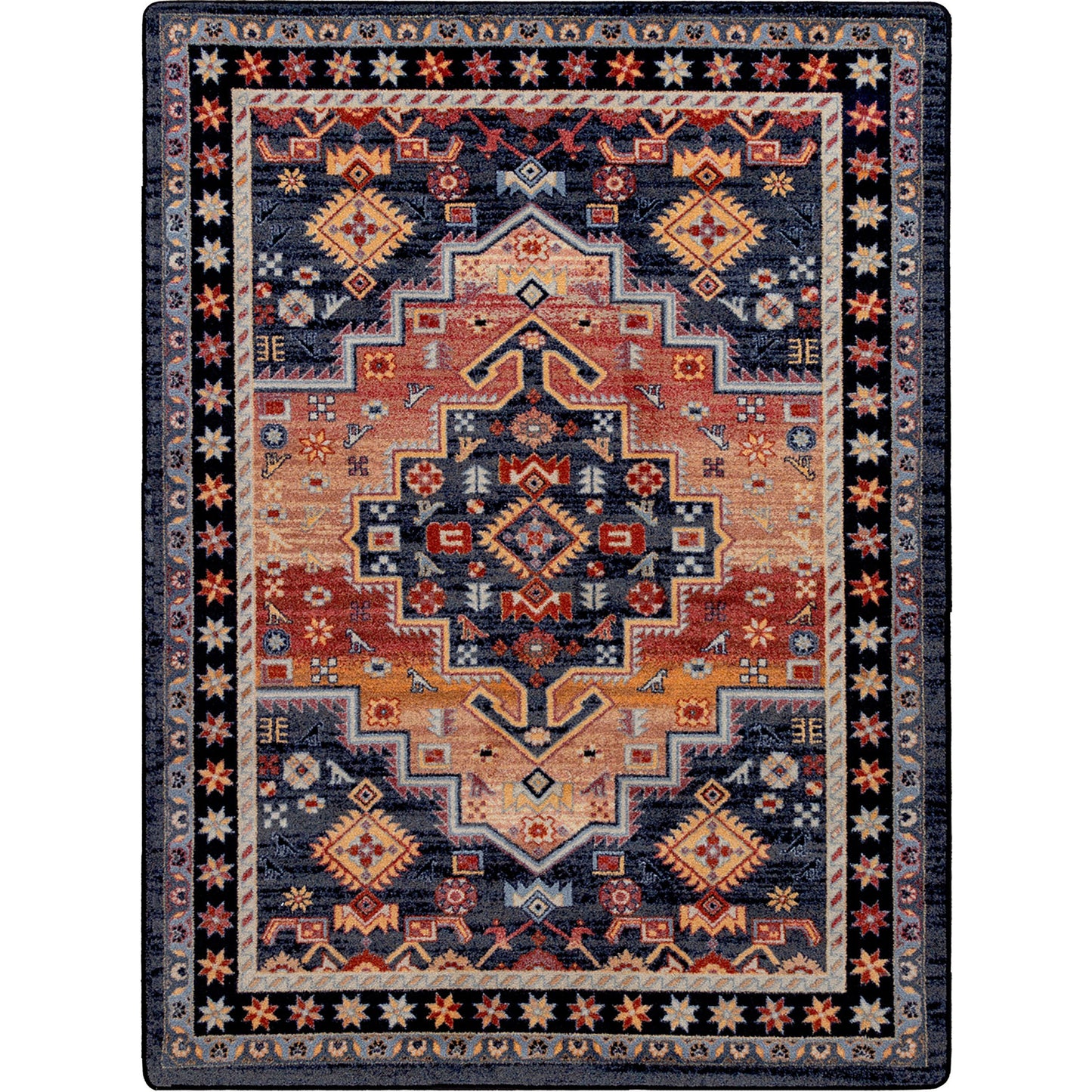 Persian Version Rug – Sunset – cabin lodge area rug