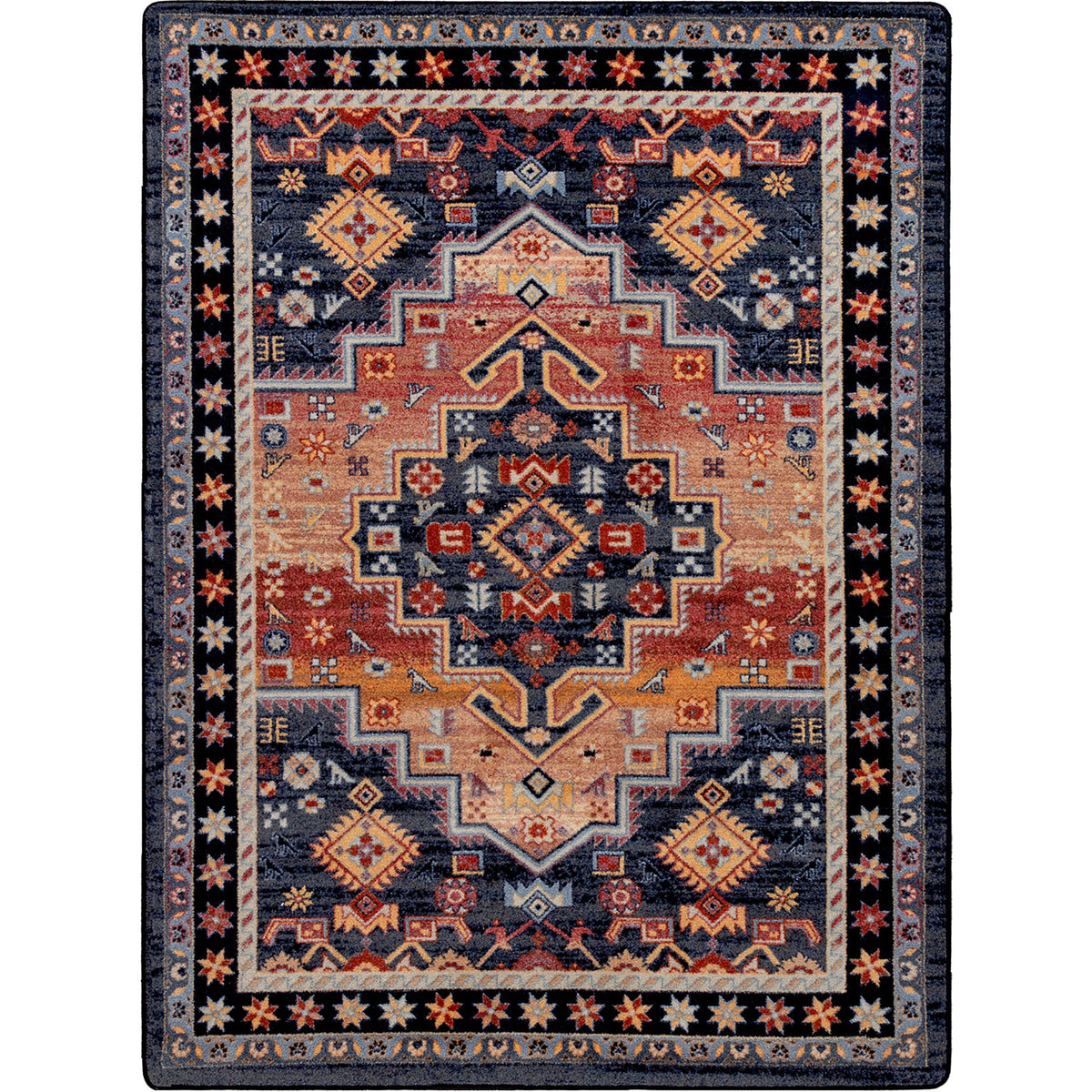 Persian Version Rug – Sunset – cabin lodge area rug