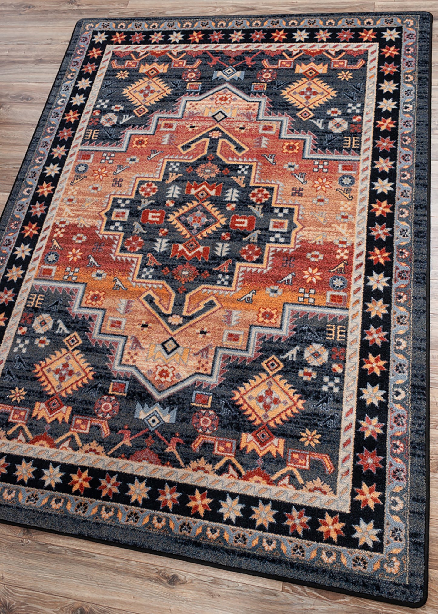 Persian Version Rug – Sunset – detail view