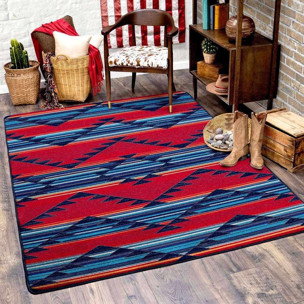 Rumble Rug – Americana – close up