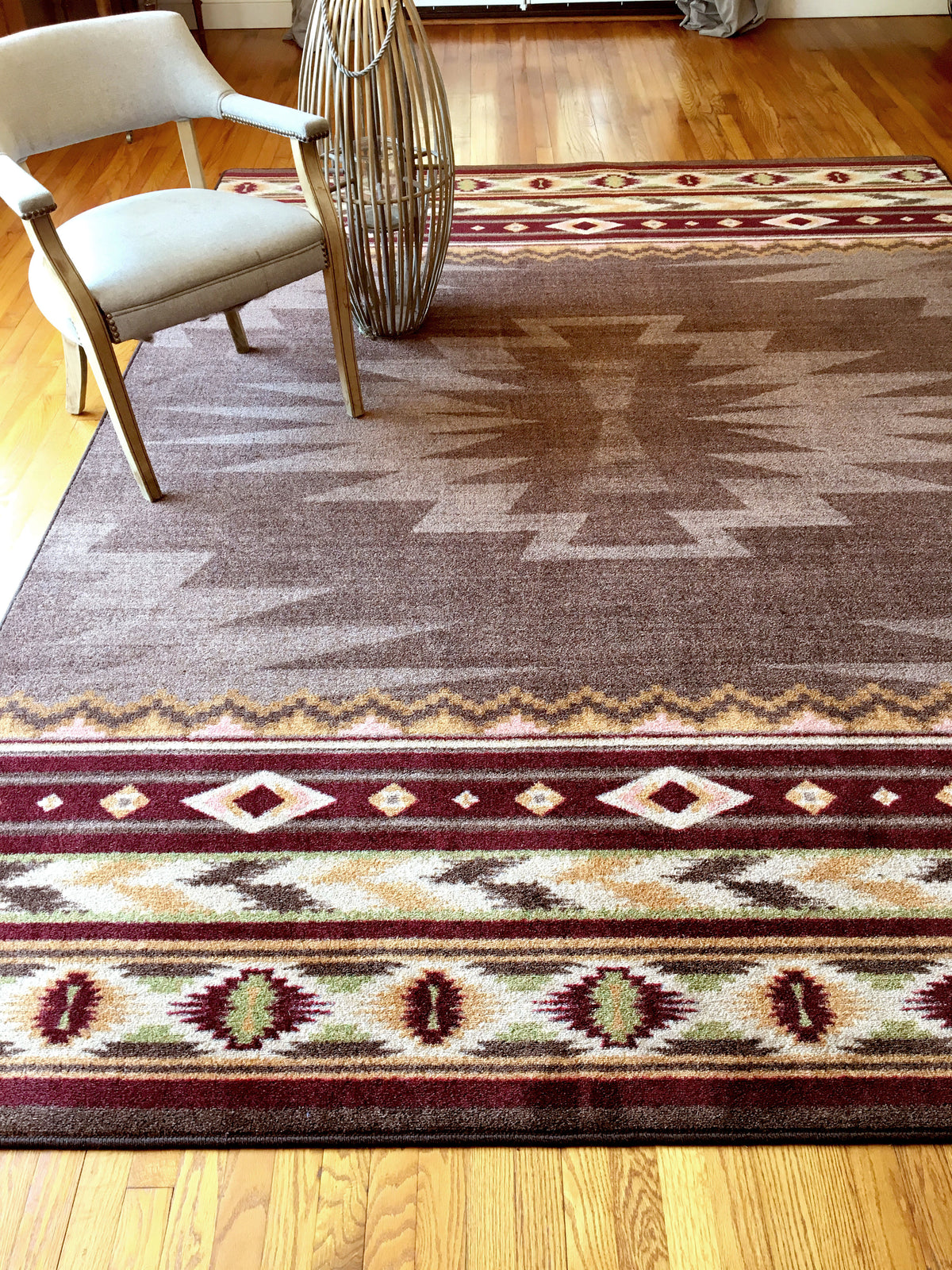 Cinnabar Rug – Star – detail view
