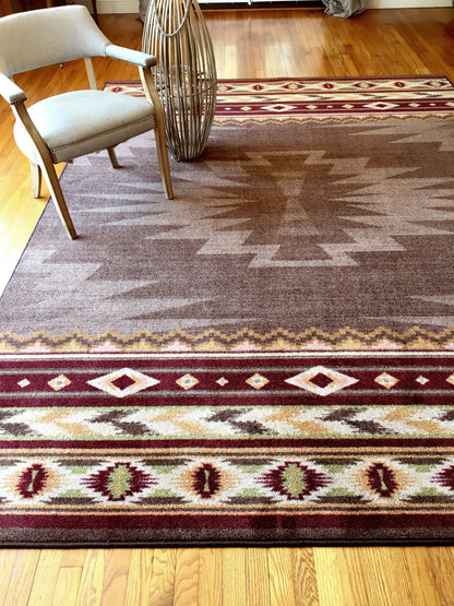Cinnabar Rug – Star – detail view