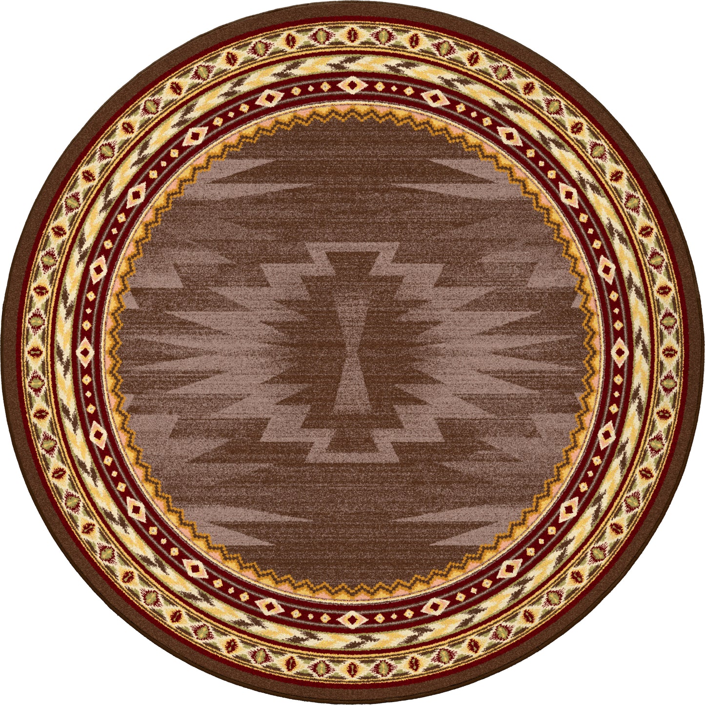 Cinnabar Rug – Star – close up