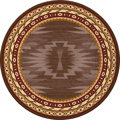 Cinnabar Rug – Star – close up