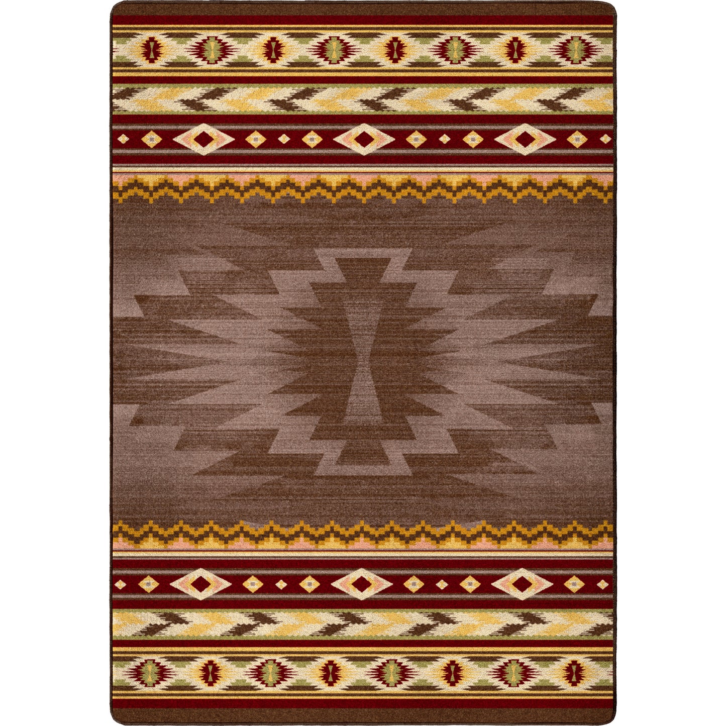Cinnabar Rug – Star – cabin lodge area rug