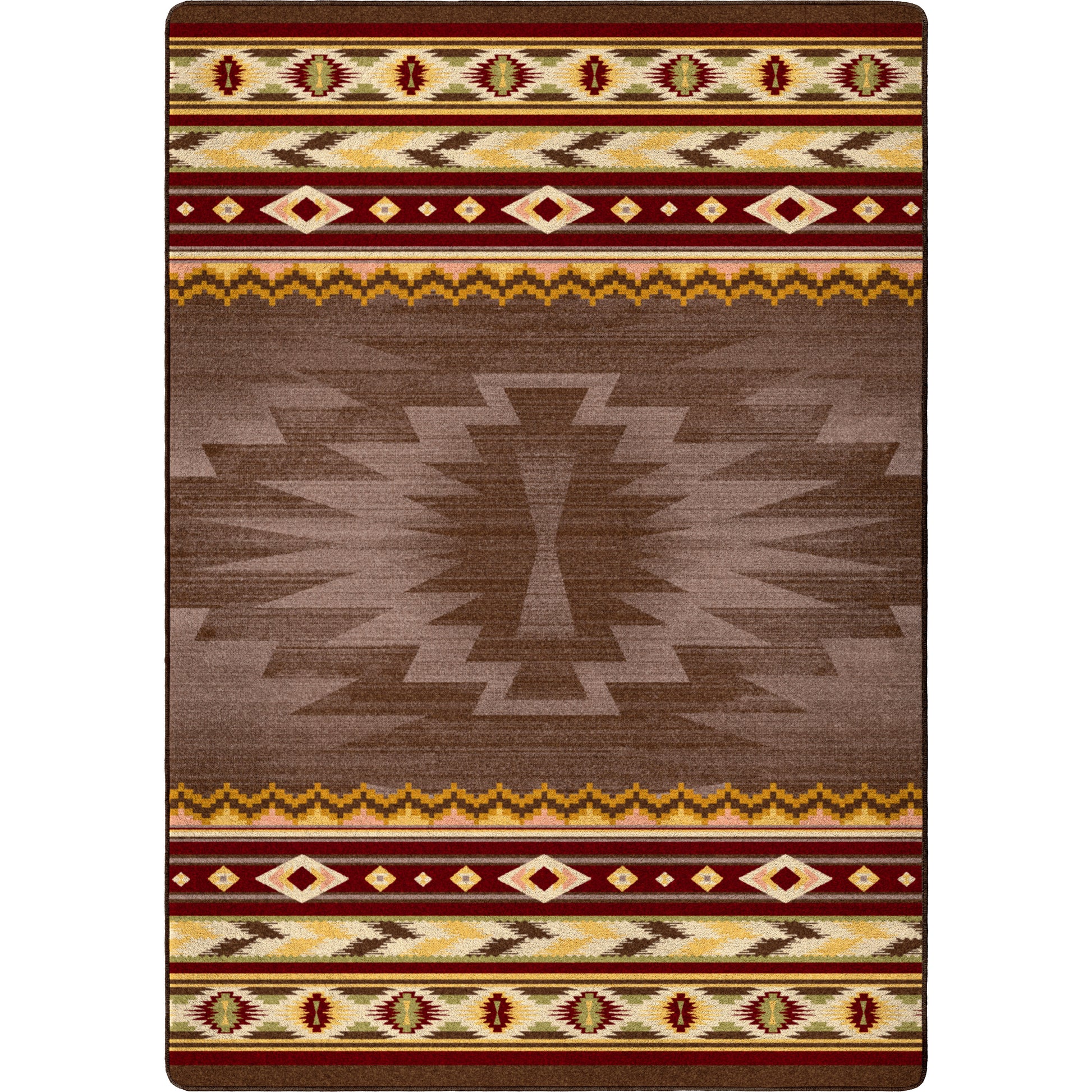 Cinnabar Rug – Star – cabin lodge area rug