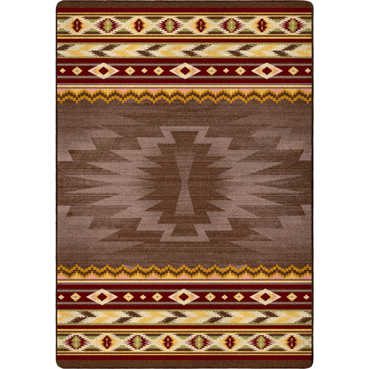 Cinnabar Rug – Star – cabin lodge area rug