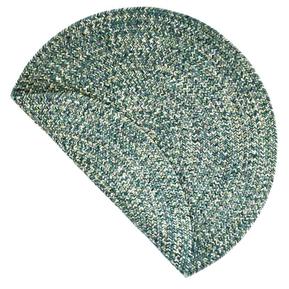 Dockside Teal Rug – detail view