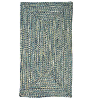 Dockside Teal Rug – close up
