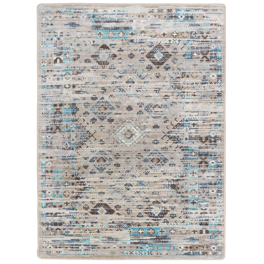 Redemption Rug – Distressed Tundra – cabin lodge area rug