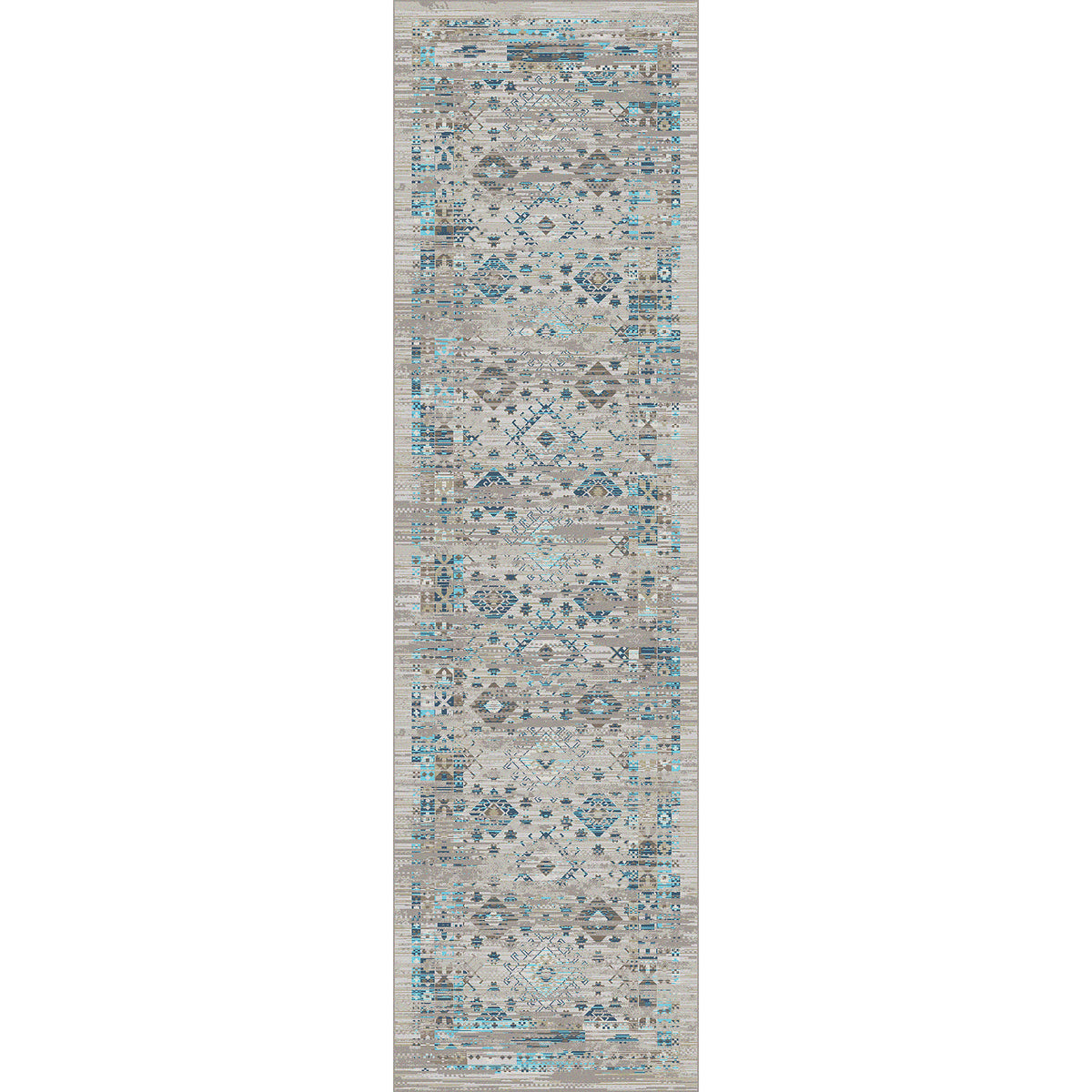 Redemption Rug – Distressed Tundra – room setting