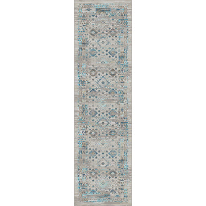Redemption Rug – Distressed Tundra – room setting