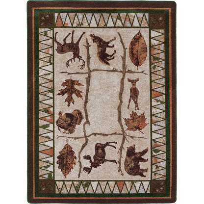 Homeland Rug – Forest – cabin lodge area rug