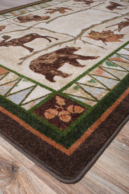 Homeland Rug – Forest – detail view
