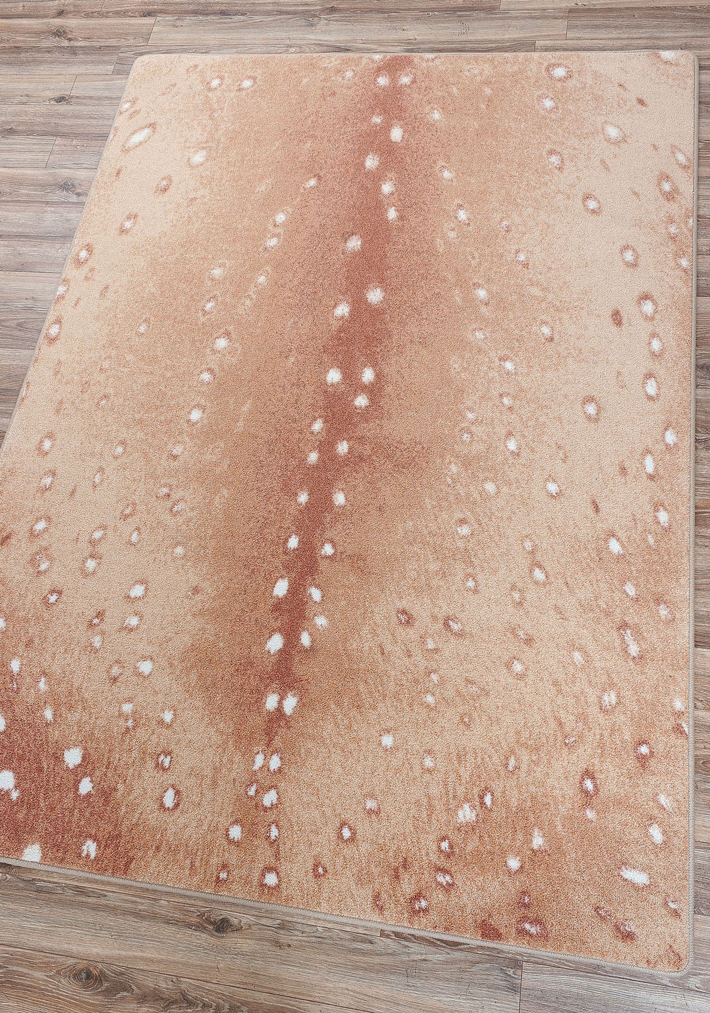 Spotted Hide Rug – Blush – detail view