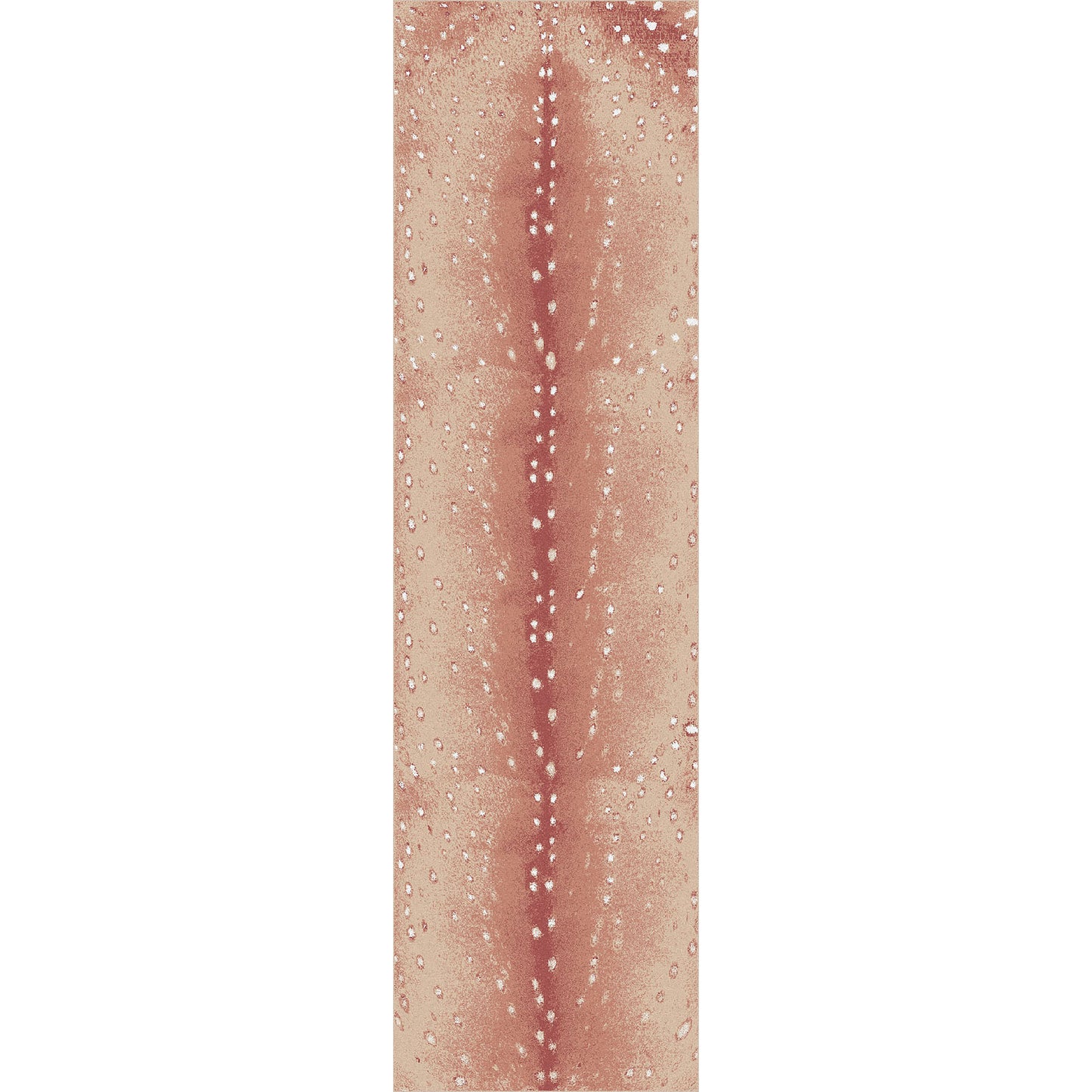 Spotted Hide Rug – Blush – room setting